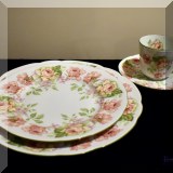 P43. Set of Bernardaud Limoges &rdquo;Eugenie de Montigo&rdquo; china. 